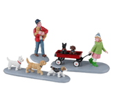 Lemax Mini Scene Decoration Lemax Puppy Parade Decoration